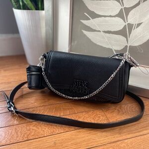 Black Steve Madden Purse with chain